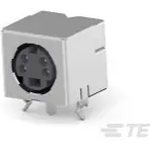 Conn Circular DIN SKT 4 POS Solder RA Thru-Hole 4 Terminal 1 Port Tube