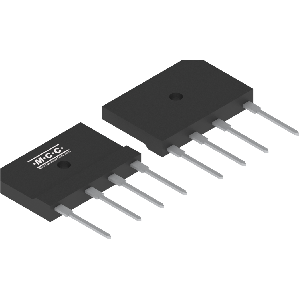 Micro Commercial Components-GBJ601-BP Brückengleichrichter Diode Rectifier Bridge Single 100V 2.8A 4-Pin(4+Tab) Case GBJ Box