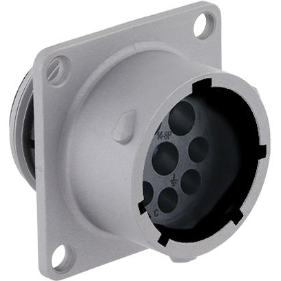 Eaton-UT0X0148P 圆形连接器 Conn Circular PIN 8 POS Crimp/Screw ST Flange Mount 8 Terminal 1 Port