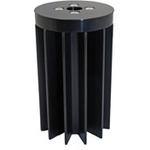 Heat Sink Passive Screw Mount Aluminum Black Anodized