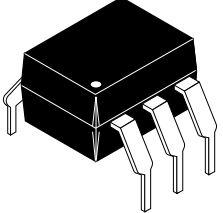 onsemi-H11AA1W Transistor- und fotovoltaischer Ausgang, Optokoppler Optocoupler AC-IN 1-CH Transistor With Base DC-OUT 6-Pin PDIP Black Bulk