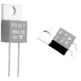 Vishay-RTO020FR0500FTE3 Widerstand, fest, Einzeldurchsteckloch Res Thick Film 0.05 Ohm 1% 20W ±700ppm/°C Molded TO-220 RDL Tube