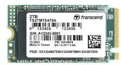 Transcend Information-TS2TMTE470AI-VS1 Solid State-Laufwerke 2TB M.2 2242 PCIe Gen3x4, NVMe, 3D TLC, DRAM-less, Wide Temperature, Embedded SSD