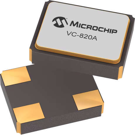 Microchip Technology-VC-820A-EAE-KAAN-25M0000000 表面贴装晶体振荡器 Oscillator XO 25MHz ±50ppm 15pF CMOS 55% 3.3V 4-Pin VDFN SMD T/R