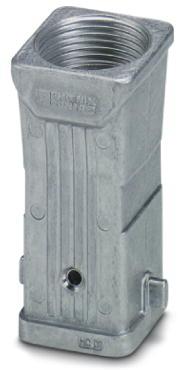 PHOENIX CONTACT-1419231 Adaptateurs pour manchons thermorétractables Backshells Sleeve Housing Straight Die Cast Aluminum Silver