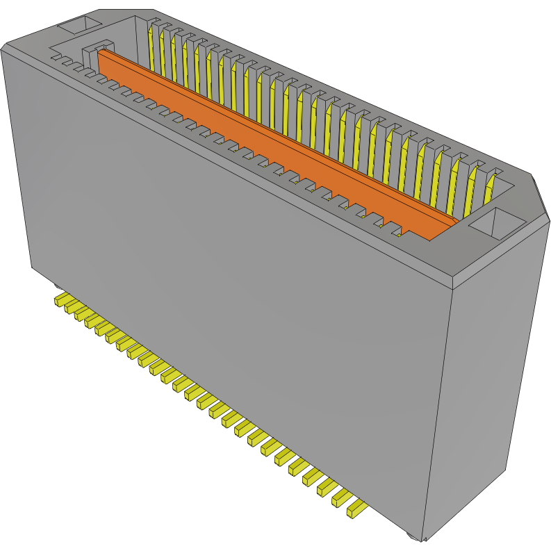 Samtec-QTS-025-03-L-D-A Steckverbinderleisten und Leiterplattenbuchsen Conn Micro High Speed Terminal Strip HDR 50 POS 0.635mm Solder ST SMD Tray