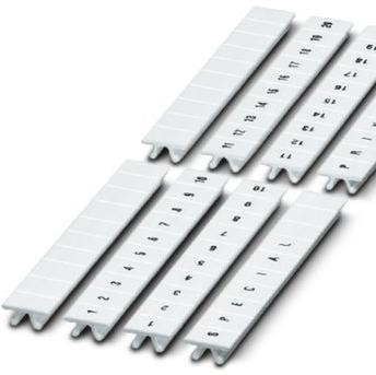 PHOENIX CONTACT-1050017:0171 Steckverbinderzubehör Connector Accessories Zack Marker Strip Straight White