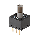 Switch DIP N.O./N.C. SP10T 10 Raised Slotted 0.15A 42VDC PC Pins 2.54mm Thru-Hole Tube