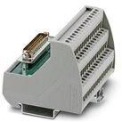 PHOENIX CONTACT-2322388 Schnittstellenmodule VARIOFACE module, with screw connection and high density D-SUB miniature pin strip, for mounting on NS 35rails, no. of pos.: 44, width: 135 mm