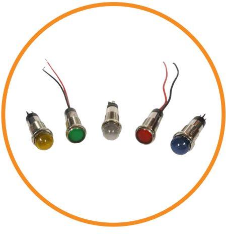 Dialight-656-3403-304F Panel Mount Indicators LED Panel Mount Indicator Uni-Color Blue 640mcd 2-Pin