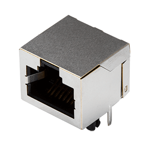 Same Sky (formerly CUI Devices)-CRJ044-3-TH Raccordement téléphone et télécom Conn RJ-45 F 8 POS 1.02mm Solder RA Thru-Hole 8 Terminal 1 Port