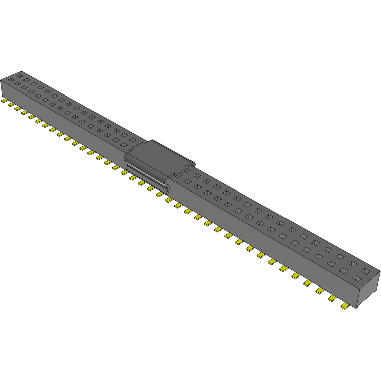 Samtec-CLP-138-02-G-D-P Steckverbinderleisten und Leiterplattenbuchsen Conn Socket Strip SKT 76 POS 1.27mm Solder ST Top Entry SMD TIGER CLAW™ Tube
