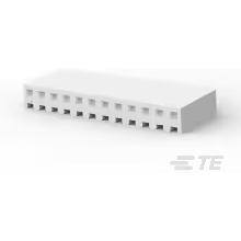 TE Connectivity-1-640251-2 Gaine de câblage de raccordement discret Conn Housing RCP 12 POS 3.96mm Crimp ST Cable Mount Natural Package
