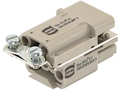 HARTING-09120062794 Steckverbinder, rechteckig Conn Rectangular F 2 POS ST Cable Mount