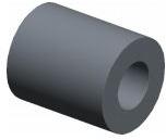 RAF Electronic Hardware-9122-75-N Spaziatori e supporti per circuiti stampati Spacer Round Nylon Plain