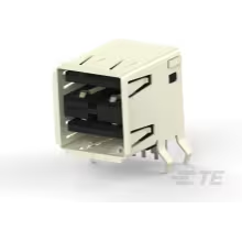 TE Connectivity-5787617-1 Connector USB Conn USB 2.0 Type A RCP 4/4 POS 2mm/2.5mm Solder RA Thru-Hole 8 Terminal 2 Port Box