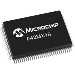 FPGA 42MXFamily 24KGates 608Cells 129MHz/215MHz 3.3V/5V 100-Pin PQFP Tray