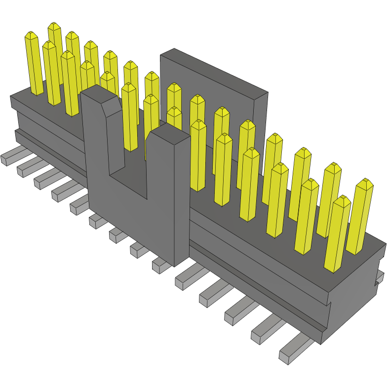 Samtec-FTSH-114-01-F-DV-K Cabezales del conector y receptáculos PCB Conn Unshrouded Header HDR 28 POS 1.27mm Solder ST Top Entry SMD TIGER CLAW™ Tube