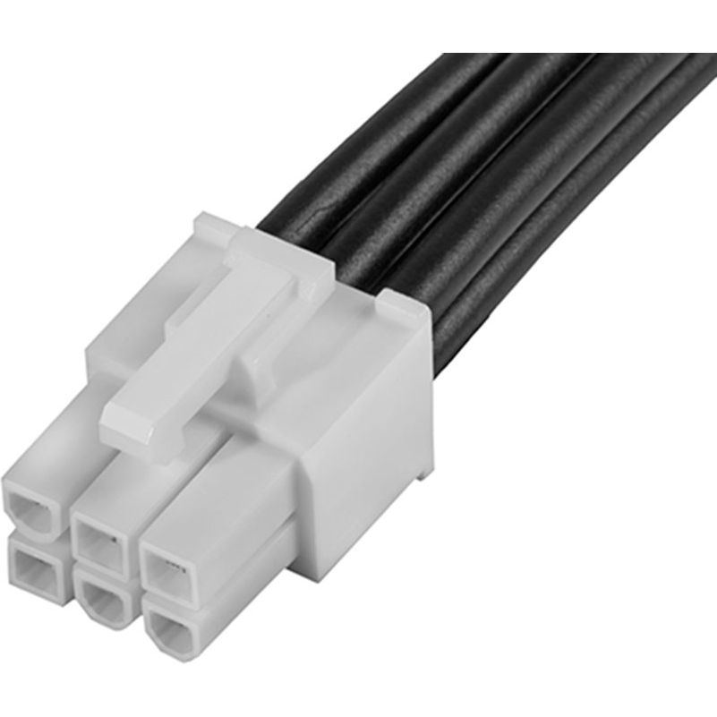 Molex-2153262063 Andere Kabelbaugruppen Cable Assembly UL 1015 0.6m 16AWG Wire to Board 6 POS F Crimp Bag