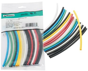 Panduit-HSTT38-YK1 Wärmeschrumpfende Produkte Heat Shrink Tubing ST Cross-Linked Polyolefin Multi Color Thin