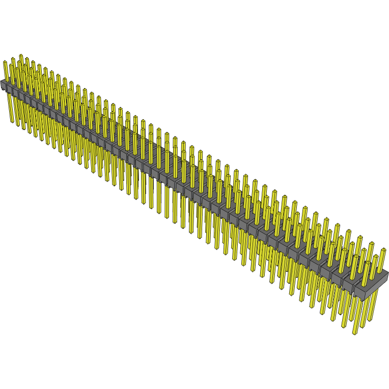 Samtec-TSW-144-09-G-T Connector Headers and PCB Receptacles Conn Unshrouded Header HDR 132 POS 2.54mm Solder ST Top Entry Thru-Hole Bulk