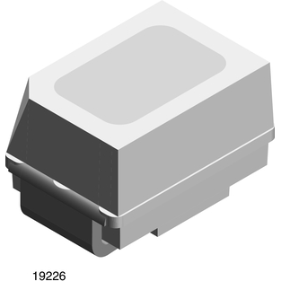 Vishay-VLMS2000-GS08 LED LED Uni-Color Super Red 643nm Automotive AEC-Q101 2-Pin Mini-SMD T/R