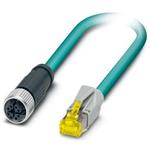 Cable Assembly Data Cable Preassembled 1m 26AWG M12 Circular to RJ-45 8 to 8 POS M-SKT Crimp-Crimp
