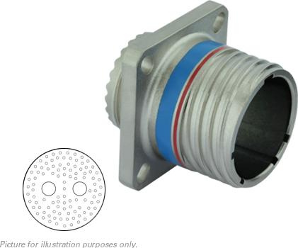 SOURIAU-8D025M07PN-LC Steckverbinder, rund Conn Circular PIN 99 POS Crimp ST Flange Mount 99 Terminal 1 Port