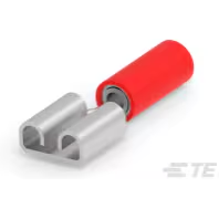 TE Connectivity-640902-1 Terminali connettore Quick Disconnect Terminal 18-22AWG Brass Red F 22.9mm Tin Reel