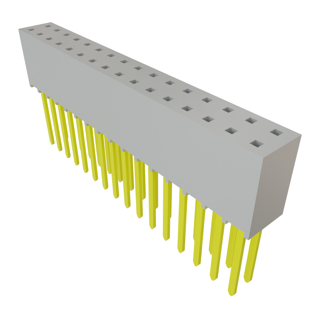 Samtec-SSW-116-03-T-D Steckverbinderleisten und Leiterplattenbuchsen Conn Socket Strip SKT 32 POS 2.54mm Solder ST Top Entry Thru-Hole Bulk