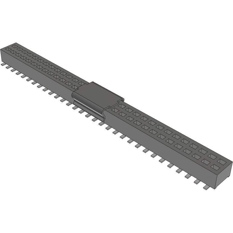 Samtec-CLP-131-02-F-D-BE-A-P Steckverbinderleisten und Leiterplattenbuchsen Conn Socket Strip SKT 62 POS 1.27mm Solder ST Bottom Entry SMD TIGER CLAW™ Tube