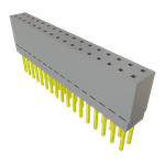Conn Elevated Socket SKT 34 POS 2.54mm Solder ST Top Entry Thru-Hole Tube