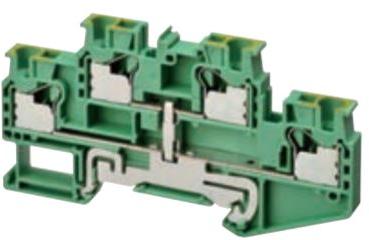 Omron-XW5G-P4.0-1.1-2 Blocchi terminali connettore Conn Ground Terminal Block F 4 POS Screw DIN Rail