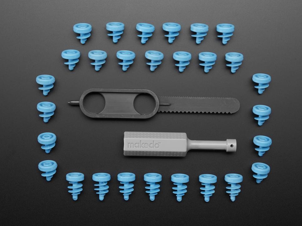 Adafruit Industries-3285 Tools Other Tools and Accessories, Makedo Toolkit for Cardboard Construction