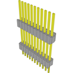 Conn Board Stacker HDR 11 POS 1.27mm Solder ST Thru-Hole Tube
