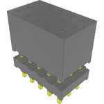 Conn Elevated Socket SKT 15 POS 2mm Solder ST Top Entry Thru-Hole Layer