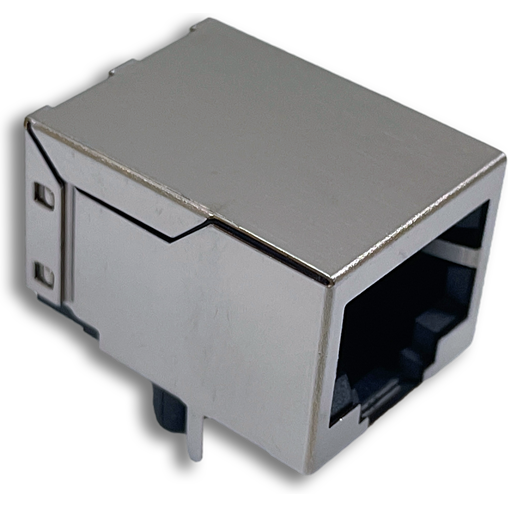 Switchcraft-RAHPCRJ45AUE Steckverbinder, Telefon und Telekommunikation Conn RJ-45 F 8 POS 1.27mm Solder RA Thru-Hole 8 Terminal 1 Port Tray