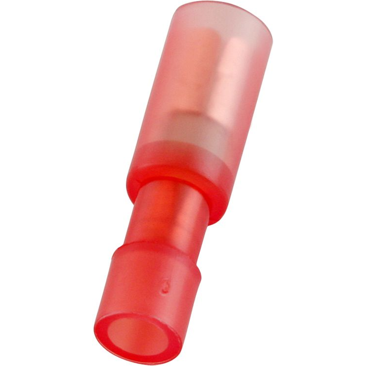 Panduit-EBNF18-4FIB-Q Steckverbinderanschlüsse Bullet Terminal 16-22AWG Brass Red F 25.2mm Tin Loose