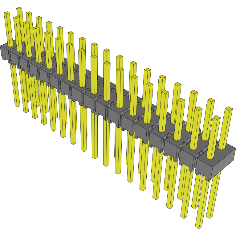 Samtec-HMTSW-117-09-L-D-240 Piastre connettori e prese PCB Conn Unshrouded Header HDR 34 POS 2.54mm Solder ST Top Entry Thru-Hole Bulk