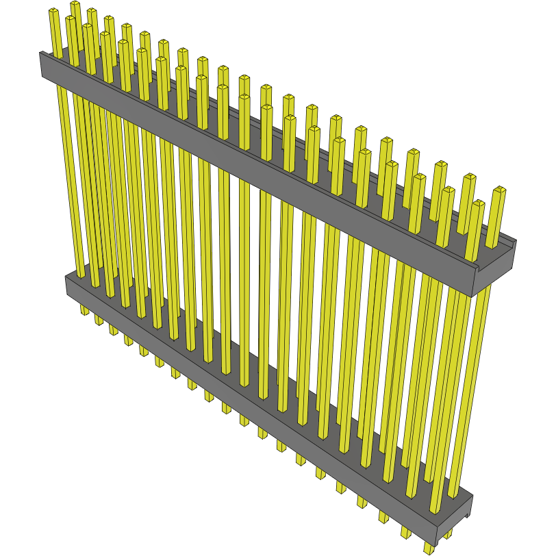 Samtec-DW-20-14-F-D-1145 Piastre connettori e prese PCB Conn Board Stacker HDR 40 POS 2.54mm Solder ST Top Entry Thru-Hole Bulk