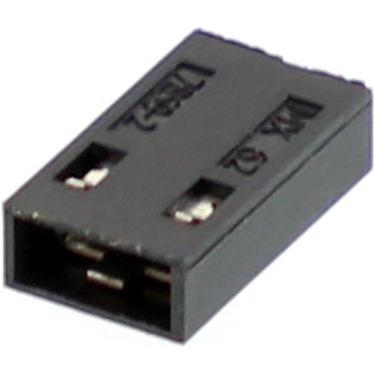 Molex-15381024 Connector Jumpers and Shunts Conn Shunt F 2 POS 2.54mm ST SL™ Bag