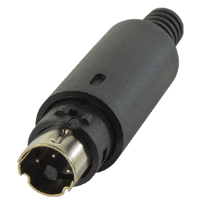 Same Sky (formerly CUI Devices)-MD-30 Conector circular Conn Circular DIN PIN 3 POS Solder ST Cable Mount 3 Terminal 1 Port