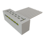 Cable Assembly 0.152m 28AWG 1mm 10 POS IDC Connector F TIGER EYE™ Bulk
