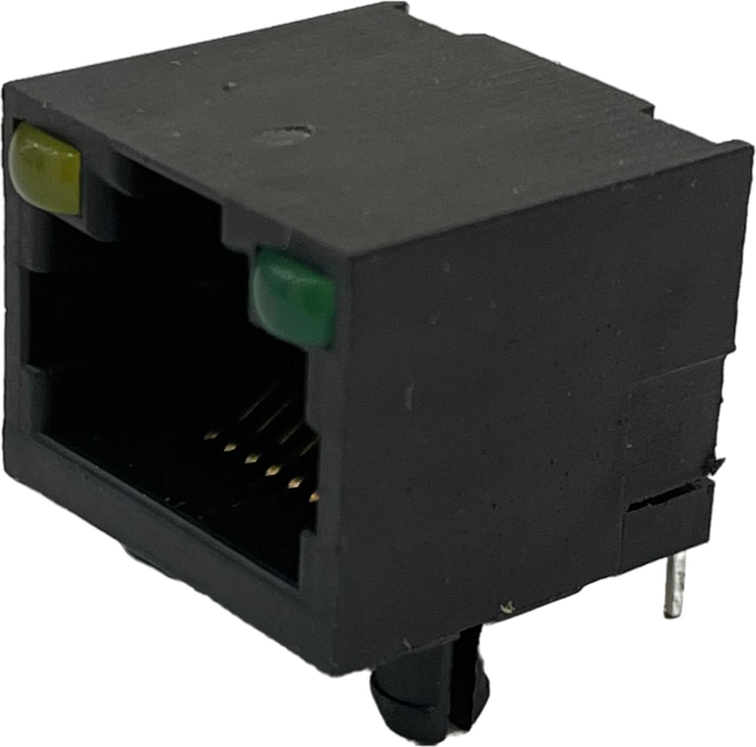 ADAM TECH-MTJ-88ARX1-LP Steckverbinder, Telefon und Telekommunikation Conn RJ-45 F 8 POS 1.02mm Solder RA Thru-Hole 12 Terminal 1 Port