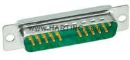 HARTING-09691117051 Steckverbinder, D-Sub Conn D-Sub PIN 4Signal/1Cavity POS Solder Cup ST Panel Mount 4 Terminal 1 Port