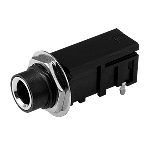 Conn Audio Jack F 3 POS Solder RA Thru-Hole 3 Terminal 1 Port Bulk