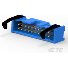 TE Connectivity-2-1761606-7 连接器插头及 PCB 插座 Conn Shrouded Header HDR 20 POS 2.54mm Solder ST Thru-Hole Tube
