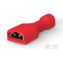 TE Connectivity-2-520193-2 Connector Terminals Quick Disconnect Terminal 18-22AWG Brass Red F 21.71mm Tin Reel/Strip