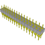 Conn Unshrouded Header HDR 32 POS 2.54mm Solder ST Top Entry Thru-Hole Tube