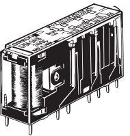 Omron-G7SA-3A3B DC24 Sonstige Relais Electromechanical Relay 24VDC 1.152KOhm 6A 3PST-NO/3PST-NC(50x13x24)mm THT Safety Relay